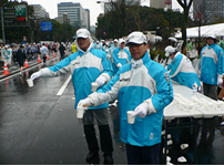 東京マラソンのボランティア参加