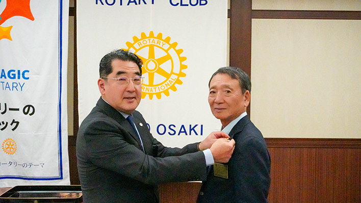 会長引継ぎ交代式